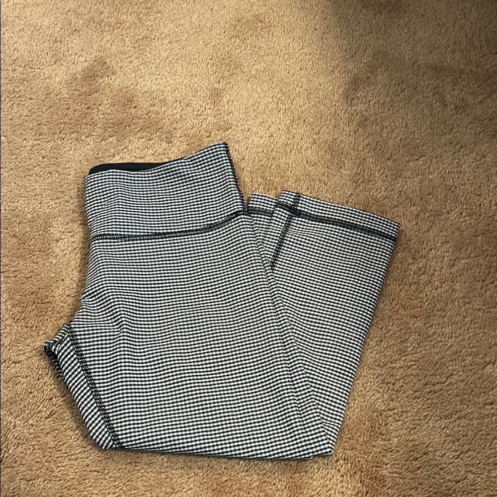 Blue and White Lululemon Athletic Pants size 6